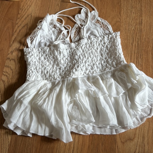 Free People Adella Cami Top Small NWT White NWT - Picture 11 of 12